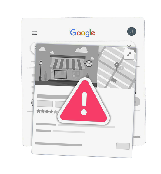 Fiche Google suspendue à Rouen